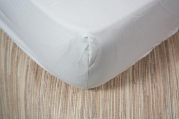 200T/C White Fitted Sheet